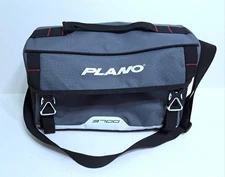 Plano Fishing Gear 3700 Weekend Series Softsider Tackle Bag Gray Red Storage