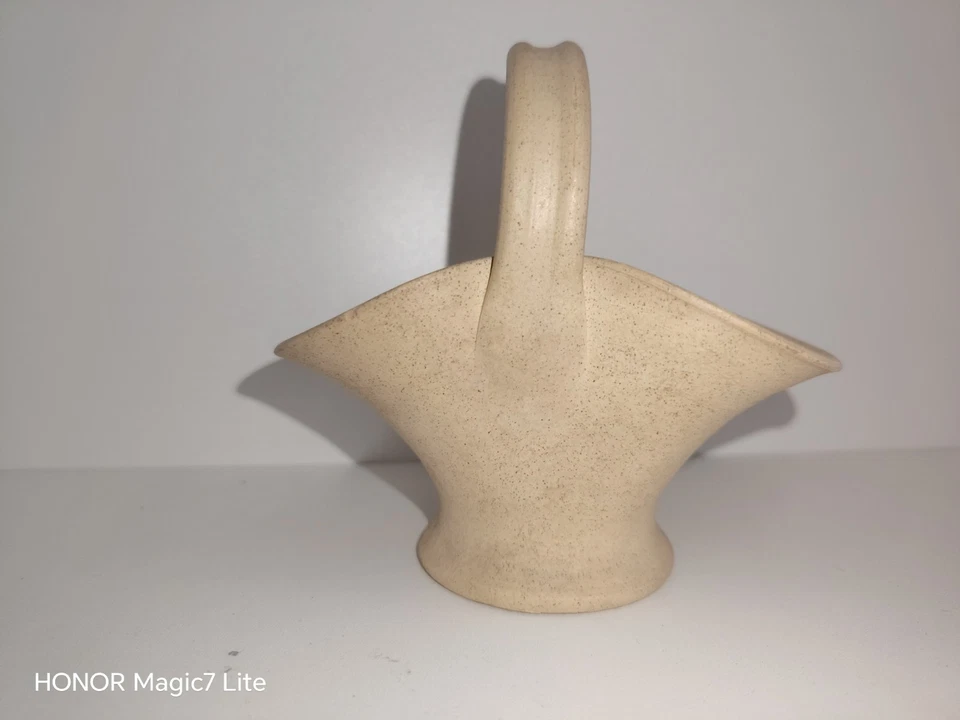 Vintage Hillstonia Stoneware Pottery Posy Basket Flower Bowl /Moira pottery - Image 3 of 4