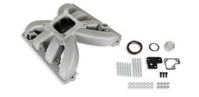 Holley 300-931 Single Plane Intake Manifold - Natural Aluminum Holley 300-931 Single Plane Intake Manifold - Natural Aluminum