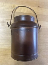 Primative Rustic Tin Pail By Colonial Tin Works