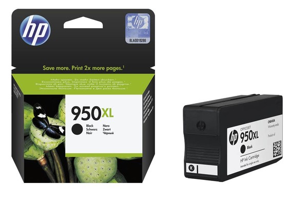 Original Hp 950 Xl Tintenpatrone Schwarz Black FüR Officejet Pro 8610 8620 E-image