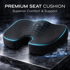 Memory Foam Seat Cushion Coccyx Tailbone Pain Relief Office Chair Car Seat Pad