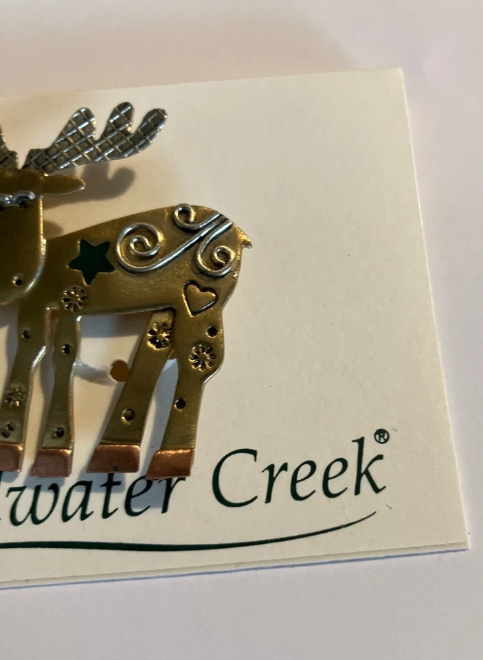 Vtg Moose Gold Tone Pin /Brooch - Image 4 of 4