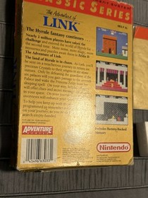 Nintendo NES Zelda II The Adventure Of Link Authentic Box And Manual