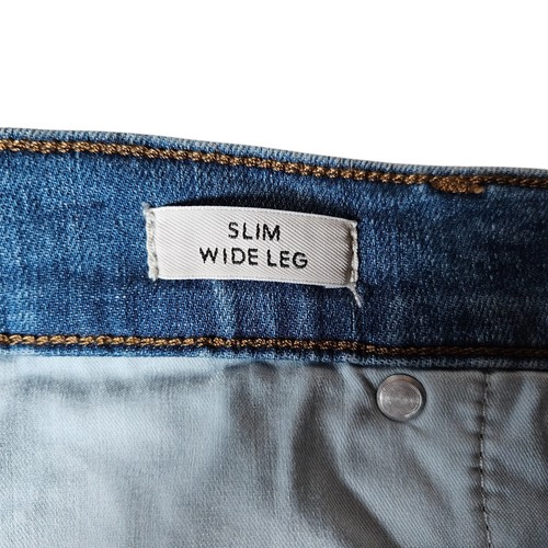 Jeans donna J Crew Denim slim gamba larga 31 lavaggio leggero cropped casual morbido chic - Foto 11 di 13