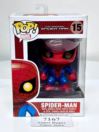 Funko Pop!- Marvel - The Amazing Spider-Man - 15 - Spider-Man - Vinyl Figure