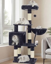 Cat Tree with Toy, Cat Tower condo for Indoor Cats, Cat House with Padded Plu...