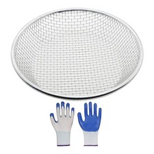 2X(Gardening Sand Soil Compost Sifter, Sieve for Sand Rocks Dirt Compost,9496