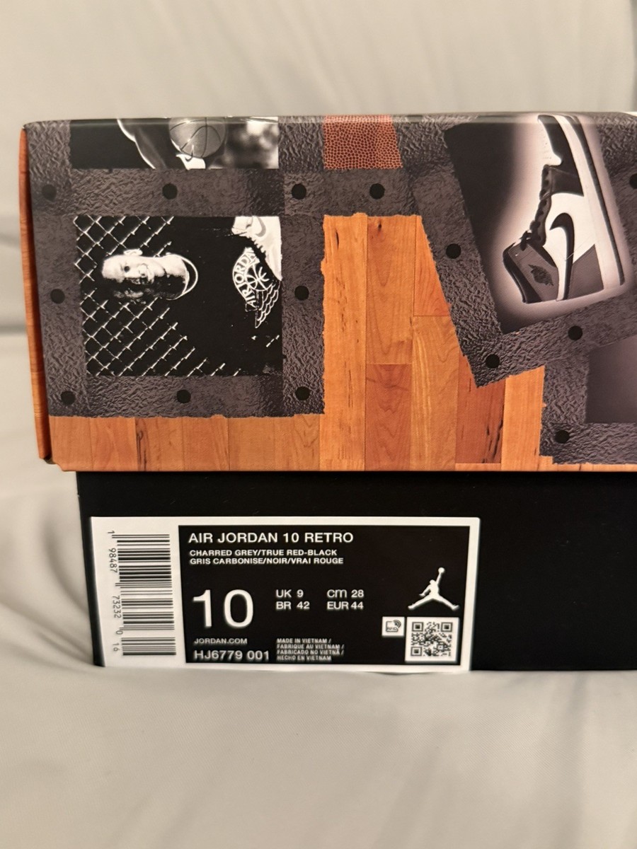 Jordan 10 Retro Shadow 2025 HJ6779-001 SIZE 10 - BRAND NEW SHIPS