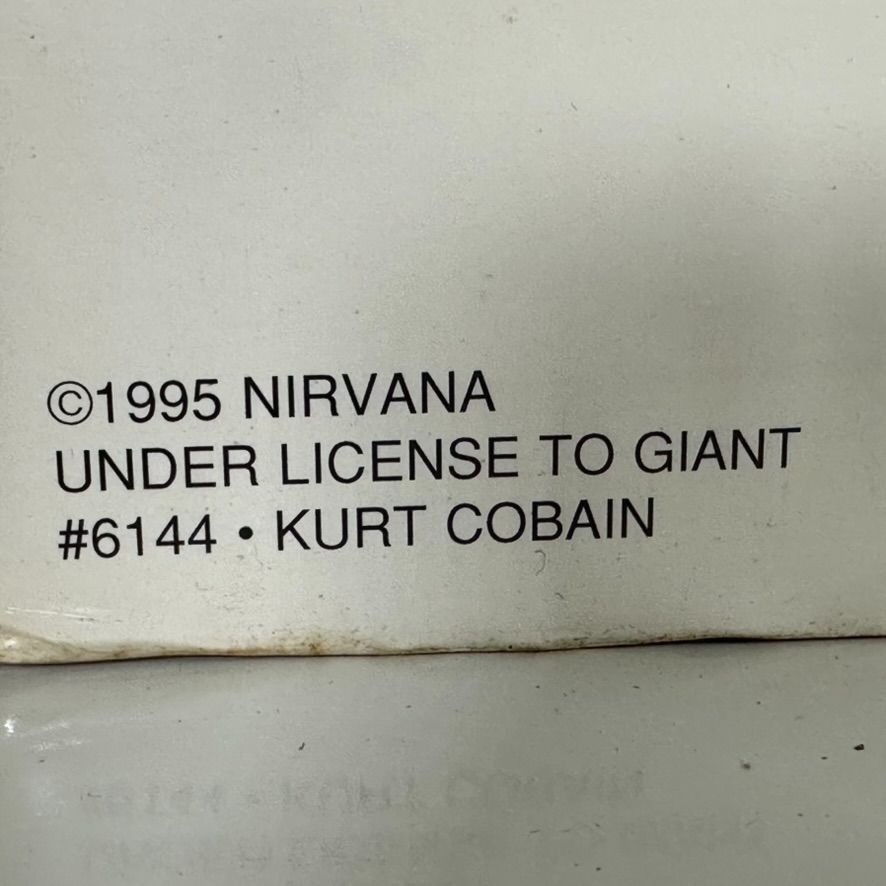 【90s英国製】 COBAIN 特大140×100cm Nirvana Vintage KURT COBAIN Memorial Poster 1995 Nirvana GIANT x FUNKY
