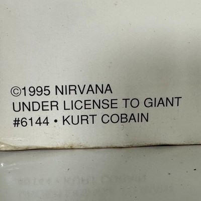 Vintage KURT COBAIN Memorial Poster 1995 Nirvana GIANT x FUNKY