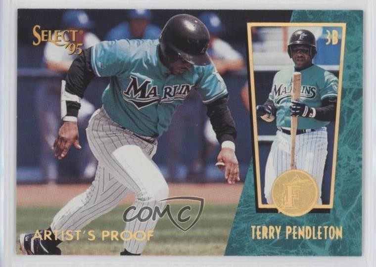 1995 Select Artist's Proof Terry Pendleton #177 7v7