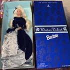 Vintage 90’s Barbie Doll Winter Velvet Avon Special Edition First Series Mattel