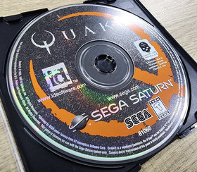 USED AUTHENTIC WORKING -) QUAKE (- GAME DISC ONLY - SEGA SATURN