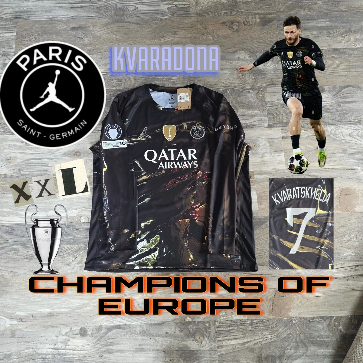 Preços baixos em Nike Paris Saint-Germain Preto fã de Futebol