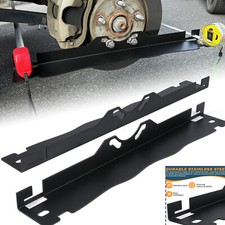 2tlg Rad Ausrichtung Werkzeug Edelstahl Spur Platten Einstellung DIY Fahrzeug