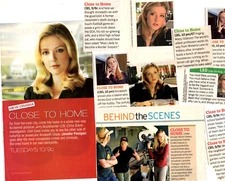Jennifer Finnigan & Close to Home tv show 30 separate clippings pages lot