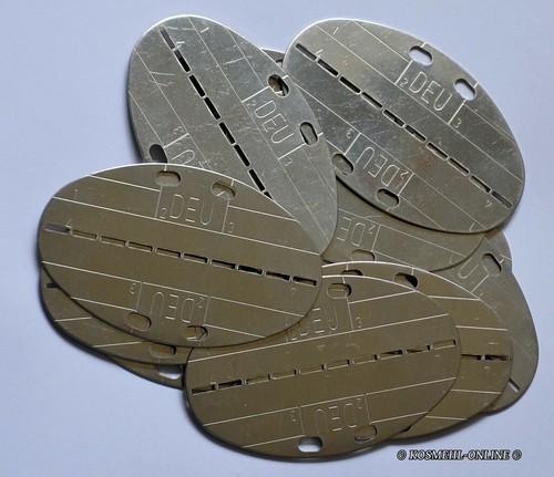 Aktuelle „DEU“ Erkennungsmarke mit IHRER Prägung Bundeswehr BUND DogTag Gravur - Bild 7 von 7