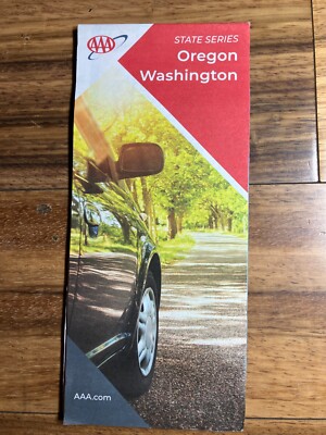 Map of Oregon and Washington. NEW Paper