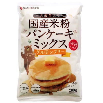 Nari Sugar-Free Rice Flour Pancake Mix 200g x 12 Bags Healthy with Lactic Acid