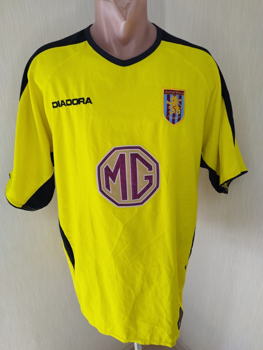 Maillot Aston Villa Diadora 2003/2004 - Taille XXL Bordeaux, Occasion, Retour Gratuit
