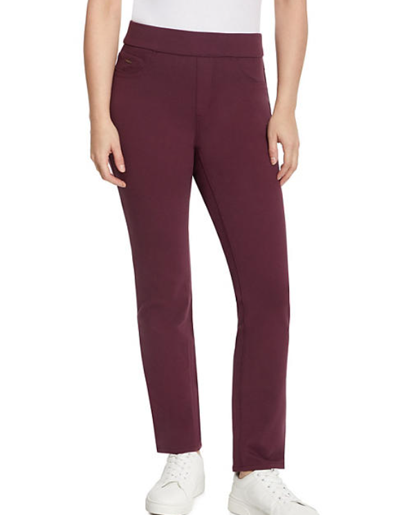 NEW Nine West Women's Heidi Pull On Straight Pants Size 14