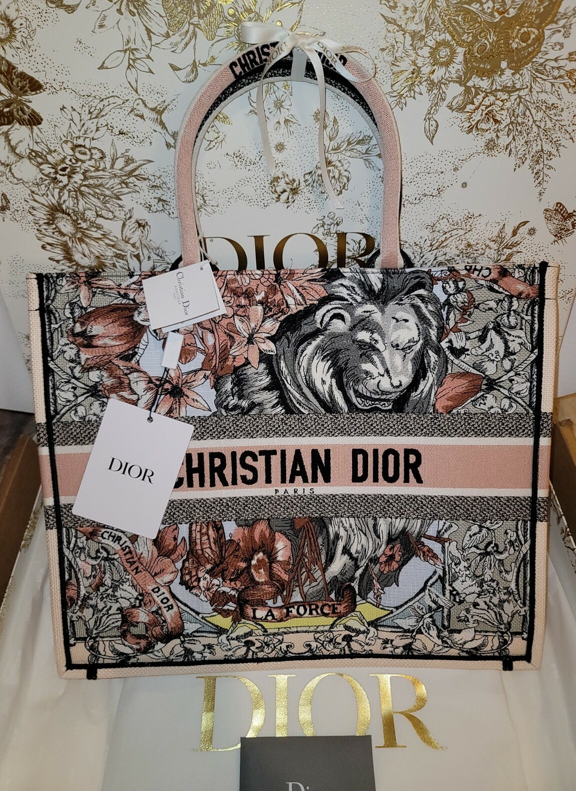 Large Dior Book Tote