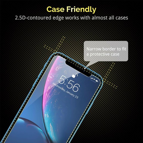 2x For iPhone 14 13 12 11 Pro XS Max XR 8 Plus Tempered Glass Screen Protector - Picture 10 of 12
