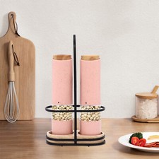 2 St&uuml;ck Pfefferm&uuml;hle Elektrisches Salz- und Pfefferm&uuml;hlen Mit Sockel 40g/0.09lb