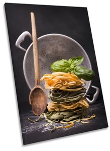 Pasta Italian Kitchen Canvas Wall Artwork Portrait Print Art Ebay