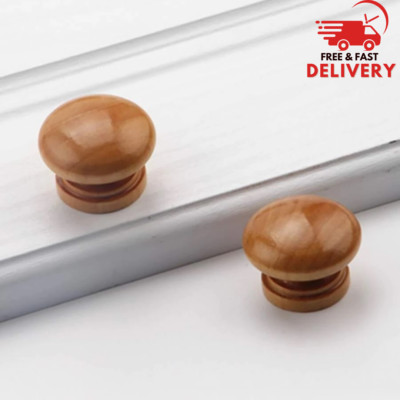 10pcs Mushroom Drawer Knobs Wooden Drawer Pull Handle Mushroom Drawer Knob Pulls