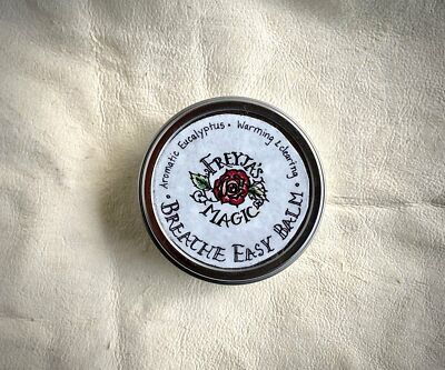 Breathe Easy Balm, Aromatic Eucalyptus Salve, Chest Rub, Menthol Vapor Rub, 2 oz