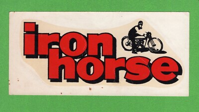 Panneau Métal Vintage BMX – Ironhorse 1995 – Reproduction Plaque Décorative B1139