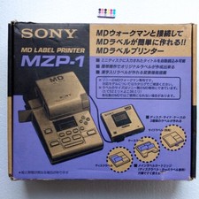 Sony MiniDisc MD Disc Label Printer MZP-1 Japan