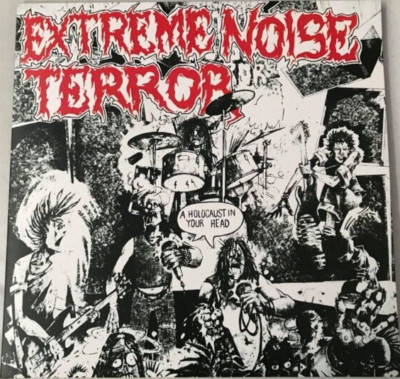 Holocaust in Your Head [White Vinyl] Extreme Noise Terror lp new & sealed