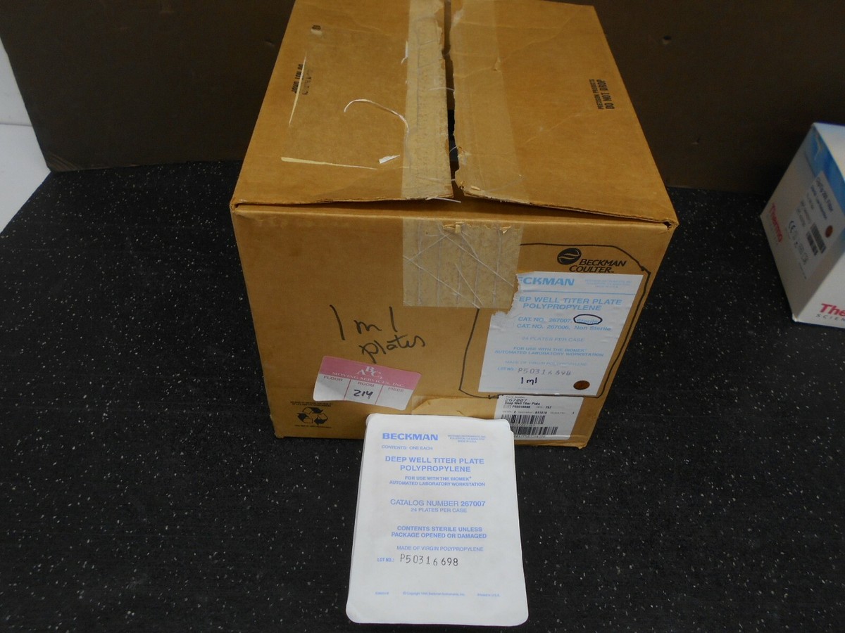 やおす BECKMAN COULTER 267007 DEEP WELL STERILE TITER PLATES BOX OF 14 | eBay