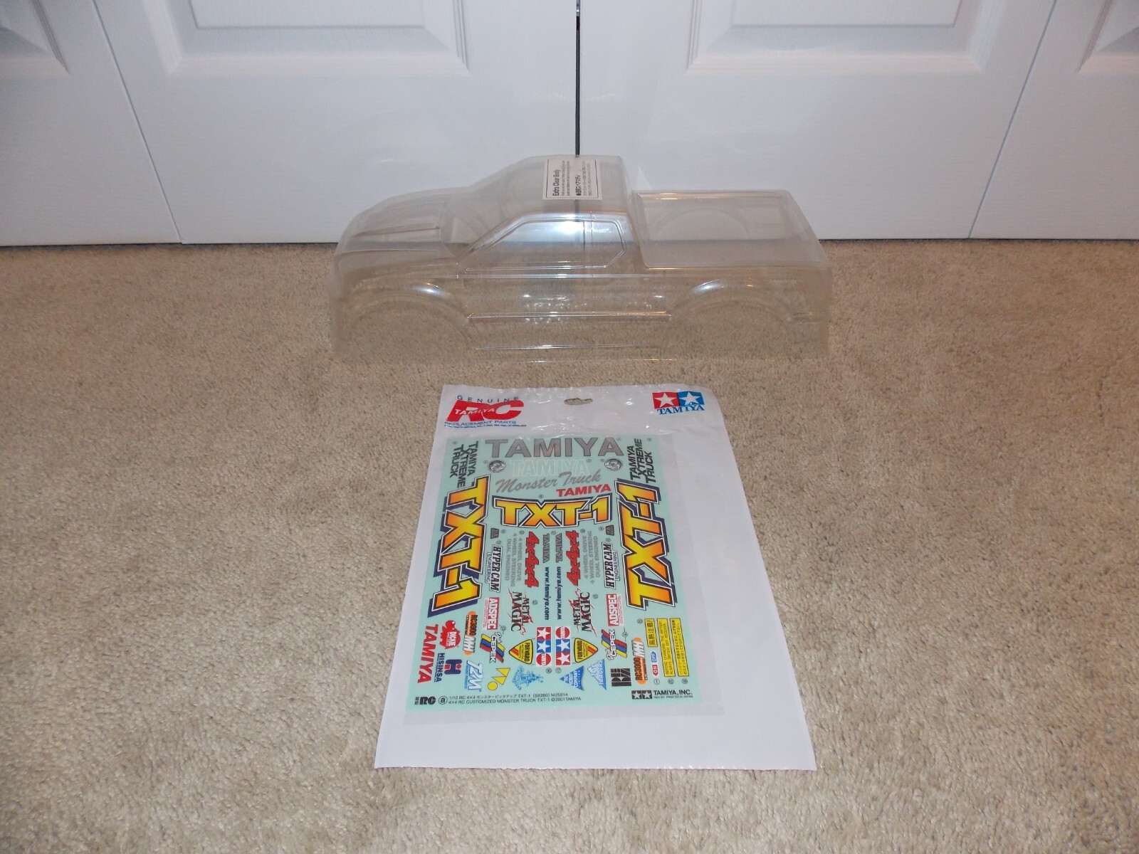 ** TAMIYA TXT-1 (58280) ** Replacement RC Body Decals / Stickers + Clear Body **