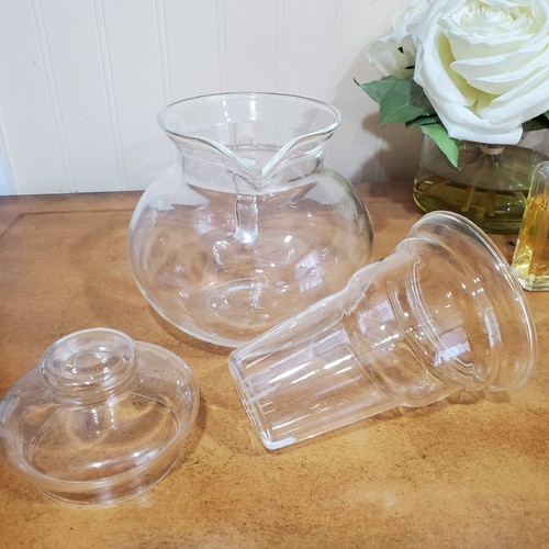 PRIMULA Clear Glass Teapot 5 Cup With Infuser And Lid 6 X 6.5” 40 Oz - Picture 5 of 7