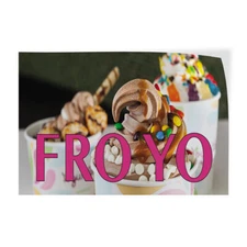 Decal Stickers Fro Yo Outdoor Advertising Printing B Vinyl Store Sign Label