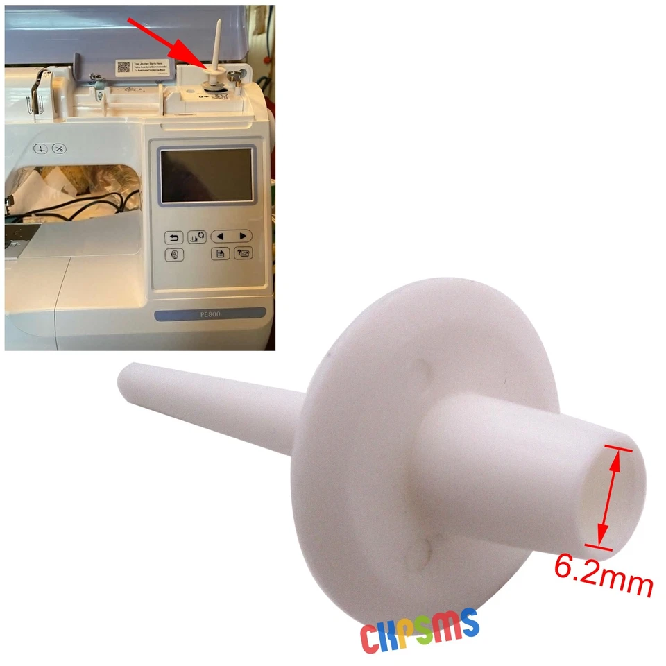 Spool Pin Mounts On Bobbin Winder FOR BROTHER PC6000,PC6500,PC8200,PC8500,PE800 - Image 2 of 3