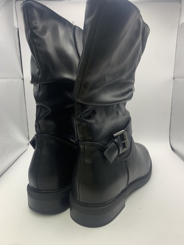 Botas acanaladas Miso negras para mujer talla UK 4 (REF6) - Imagen 4 de 7