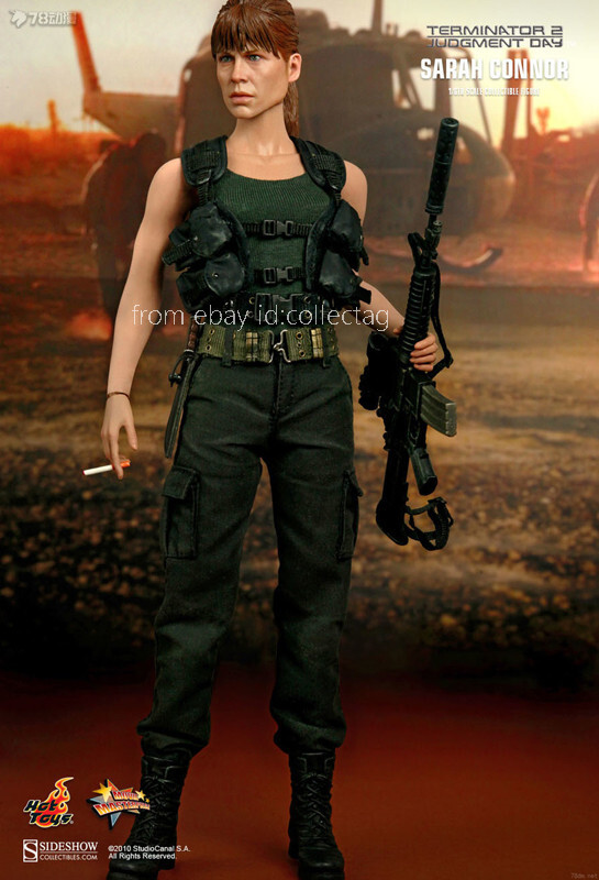 Hot Toys MMS 119 T800 T 800 Terminator 2 Sarah Connor Linda