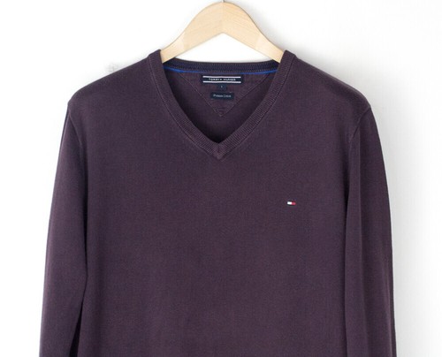 Tommy Hilfiger Men's Premium Cotton Knitted Pullover Size L 4 - Picture 3 of 7
