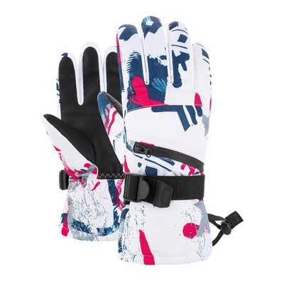 1pair Cycling Gloves Thicker Lining Breathable Smart Phone Touchscreen Ski