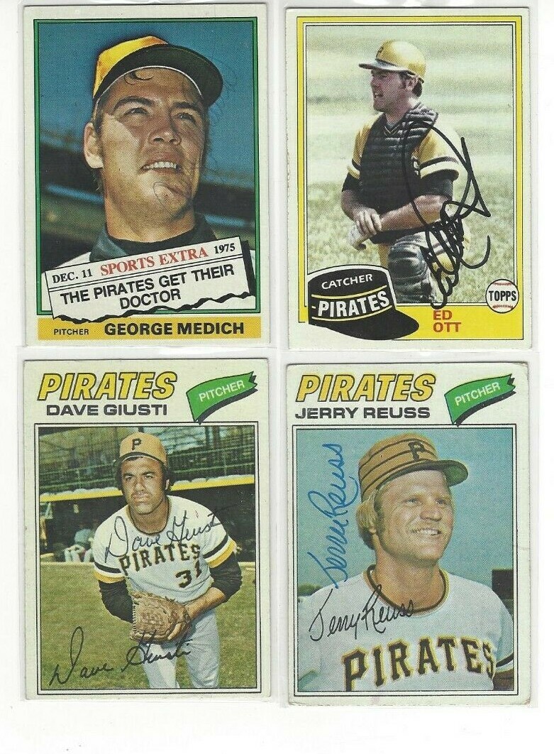  1976 Topps Traded #146T George Medich Signed Baseball Card Pittsburgh Pirates