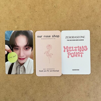 ZB1 Zerobaseone Makestar Melting Point Digi Postit Fansign LD