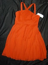 J. CREW RED SILK DRESSS SHORT SIZE 12 STYLE 49388 NWT