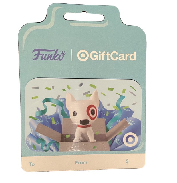 Target Bullseye The Dog Funko POP Zero Balance Gift Card Unused! | eBay
