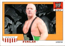 2008 Topps Heritage IV WWE Wrestling Card #19 Fit Finlay