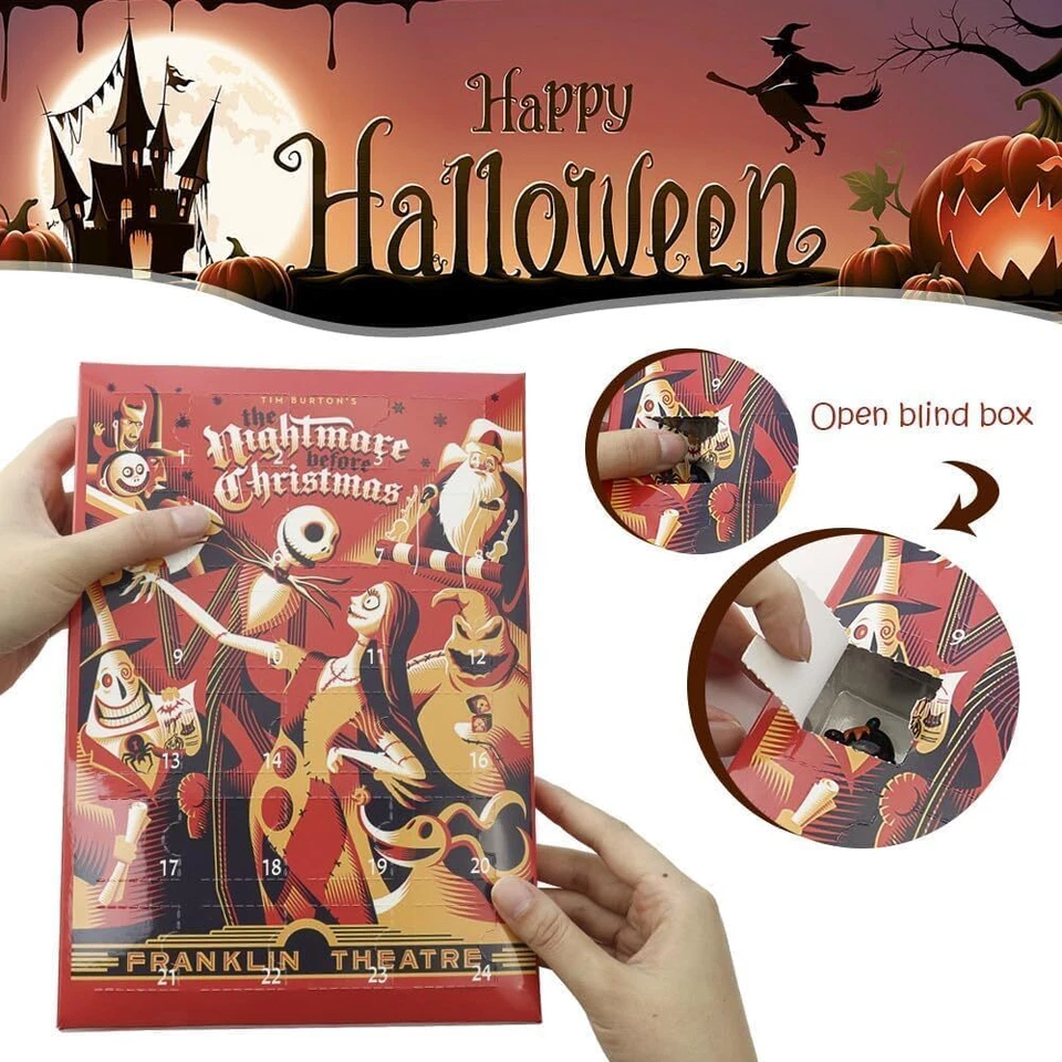 Halloween Advent Calendar Halloween 24 Days Countdown Calendar Halloween Gifts - Image 2 of 4